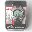 Timex 5K101 Men's Deep Red Highlight Ironman Triathlon 50 Lap Memory Sport Watch with Black Nylon Velcro Fast Wrap Strap
