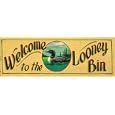 Looney Bin - Loon Cabin Lodge Sign