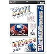 New York Giants Super Bowl XLVI Champions 11x17 Decal Sheet