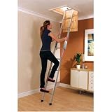 Aluminium 2 Section Sliding 'Spacemaker' Loft Ladder