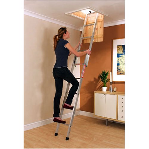 Aluminium 2 Section Sliding 'Spacemaker' Loft Ladder
