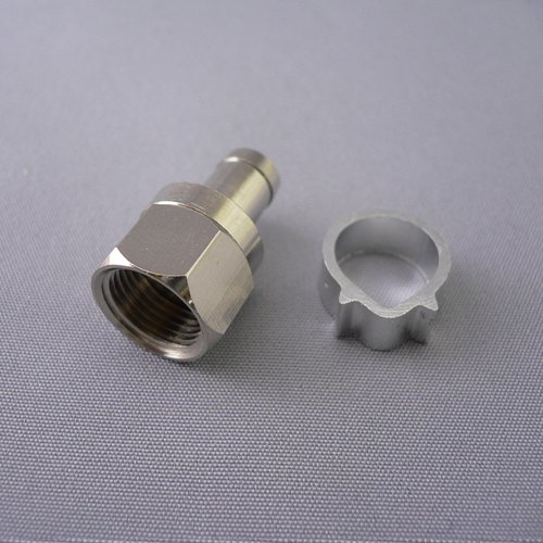 【１個￥５０×５０個入】アンテナ接栓　５Ｃ用　Ｆ型接栓