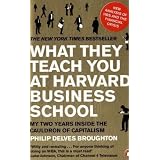 What They Teach You at Harvard Business School: My Two Years Inside the Cauldron of Capitalism