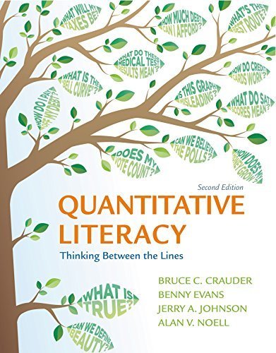 Quantitative Literacy: Thinking Between the Lines by Bruce Crauder (2014-12-26)