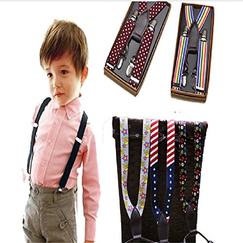 Children Suspender Clip Tie for Kids Youth 25.5