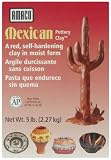 AMACO Mexican Self-Hardening Clay, 5-Pound, Red
