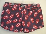 Rolling Stones Lips Logo Hard Rock Hotel Shorts Junior Size 9