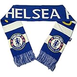 Chelsea FC Official PREMIER LEAGUE 64 inch Team Logo Scarf by Rhinox 045473