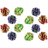 PETFAVORITES&trade; Original Mylar Crinkle Balls Cat Toys - 12 Pack