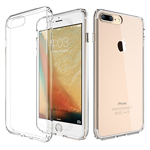 Atgoin iphone 7 plus case utmost hybrid crystal clear flexible tp…