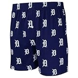 Detroit Tigers Navy Blue Tandem Boxer Shorts