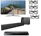 Samsung LED 1080p HDTV and Samsung 3D Blu-ray Disc Player and two pairs of Samsung Active 3D Battery Glasses and Polk Audio SurroundBar 4000 Instant Home Theater
