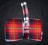 NEW ITEM!! Kids POLAR Fleece Blanket - RED PLAID