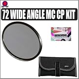 B + W 72mm Wide Angle Circular Polarizer Multi Coated Thin Glass Filter KIT For Canon EF 28-135mm f/3.5-5.6 IS USM