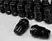 Black, Acorn Lug Nuts, 13/16