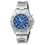 Caravelle by Bulova Men's 43B17 Stainless Steel Bracelet Blue Dial Watch