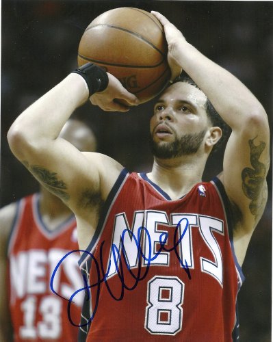 DERON WILLIAMS,NEW JERSEY NETS,UTAH JAZZ,SIGNED,AUTOGRAPHED 8X10,PHOTO,COA