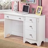Exquisite Desk inWhite Finish