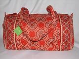 Vera Bradley Small Duffel Bag in Paprika
