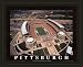 Heinz Field Pittsburgh Steelers Aerial Framed Print - Black No Mat