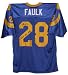 Marshall Faulk St. Louis Rams Autographed Custom Jersey with 2000 NFL MVP Inscription