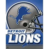 Detroit Lions - Helmet 27X37 Vertical Flag