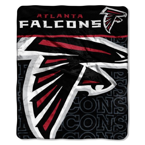 NFL Atlanta Falcons 50-Inch-by-60-Inch Micro-Raschel Plush Throw 