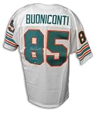 Nick Buoniconti Autographed White Jersey with ''17-0'' Inscription