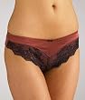 Elle Macpherson Intimates Belle Lace and Silk Thong Panty