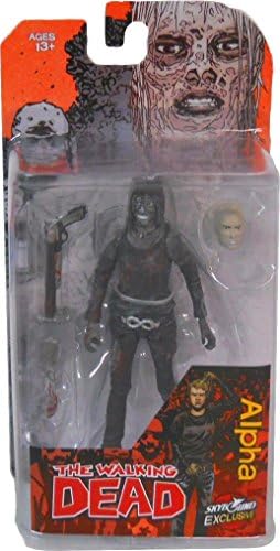 SDCC 2016 Skybound Exclusive The Walking Dead Alpha Bloody Black &amp; White Action Figure