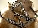 BRIDLE BREAST COLLAR WESTERN LEATHER HEADSTALL WITH BLING
