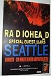 Radiohead Concert Poster ... In Rainbows, Best of, Ok Computer, Kid A
