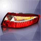 99 00 01 02 03 04 Porsche 991 Carrera Type-996 LED Tail Lights - Red Clear (Pair) by Atomic