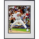 Photofile Chicago Cubs Rich Harden 2008 Pitching Action - Matted 8x10 Photo in Aluminum Frame
