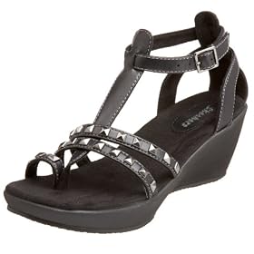 Skechers Women's Lioness Gladiator Wedge Sandal