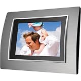 Coby DP847-128 8.4-Inch Metallic Digital Photo Frame with MP3 Player (Sliver)