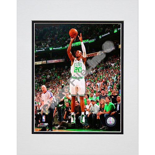 Photo File Boston Celtics Ray Allen 2008 Finals Game 6 Action 8X10 Matted Photo