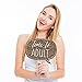 Chic 18th Birthday - Pink, Black and Gold - Birthday Party Photo Booth Props Kit - 20 Count