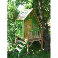 Kinderspielhaus Stelzenhaus aus Holz