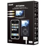 i.Sound AV Cable Works with iPhone and Made for iPod (White)
