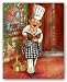 Kitchen & Housewares : Chefs With Wine II by Shari Warren 8"x10" Art Print Poster