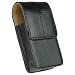 PCMICROSTORE Palm Centro 690 / 685 / LG Rumor / Scoop / HTC Shadow / HTC 5800 / Fusion / S720 Leather #5 Vertical Holster Carrying Case With Rotating Belt Clip
