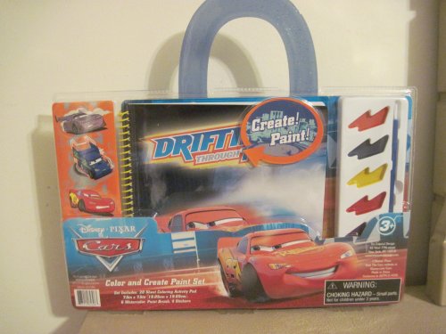 Disney Cars Color and Create Paint Set