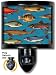 Freshwater Fish - Night Light by Art Plates