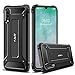 J&D Case Compatible for Galaxy A70 Case, Heavy Duty [ArmorBox] [Dual Layer] Shock Resistant Hybrid Protective Rugged Case for Samsung Galaxy A70 Case - Black