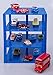 Strictly Briks Compatible with Lego 4 Pack Classic Stackable Baseplates 10x10 in, Building Bricks Plates with 32 x 32 Studs, Towers, Shelves, 4 Plates & 30 Stackers, Blue