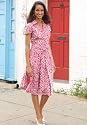 Chadwicks Print Wrap Dress