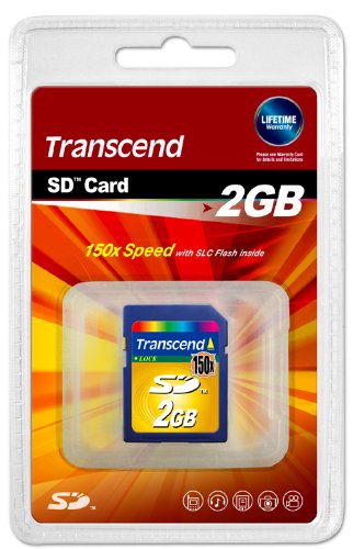 Cover image : Transcend SDカード 150倍速 2GB TS2GSD150