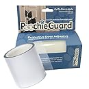 PoochieGuard Invisible Lightweight Protective Clear Film for Your Home's Doors, Windows and More; Protect Your Home From Eager Paws &amp; Claws.