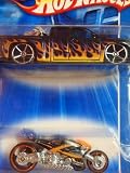 Hot Wheels Detailed Diecast Chevy Silverado Black With Flames - Canyon Carver Bike Scale 1:64